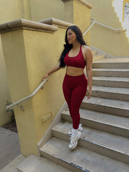 Cherry Red Leggings