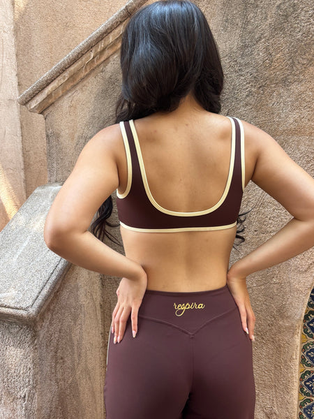 Mocha Sports Bra
