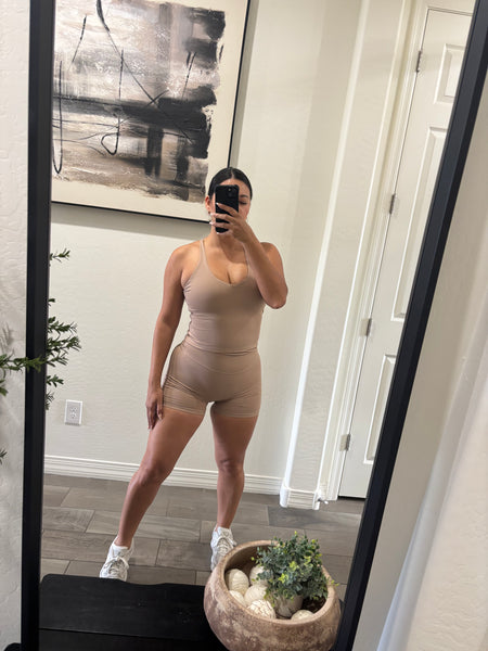 Oatmeal Cami Sports Bra